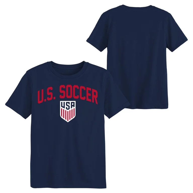 United States Men's National Team USMNT USA Men's Navy Arch-Over Logo Soccer Tee | Walmart (US)