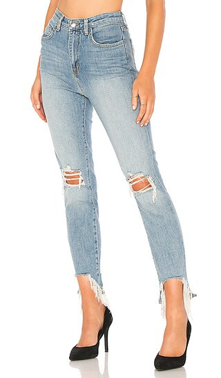 L'AGENCE The Highline Highrise Destruct Skinny in Desert Light Destruct | Revolve Clothing