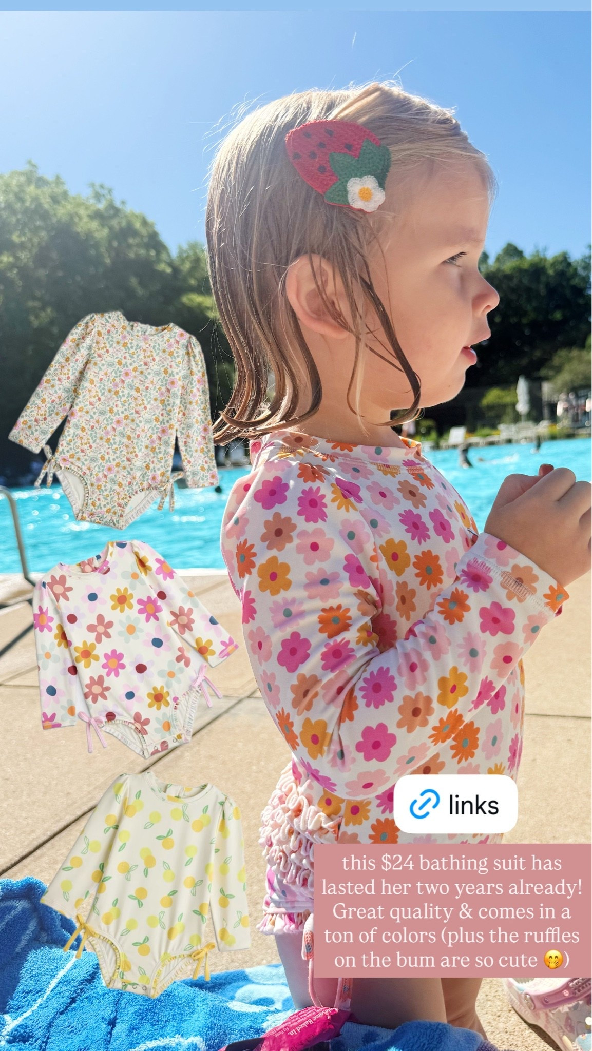 Cutest baby/toddler suit with great coverage

#LTKKids #LTKSeasonal #LTKSwim