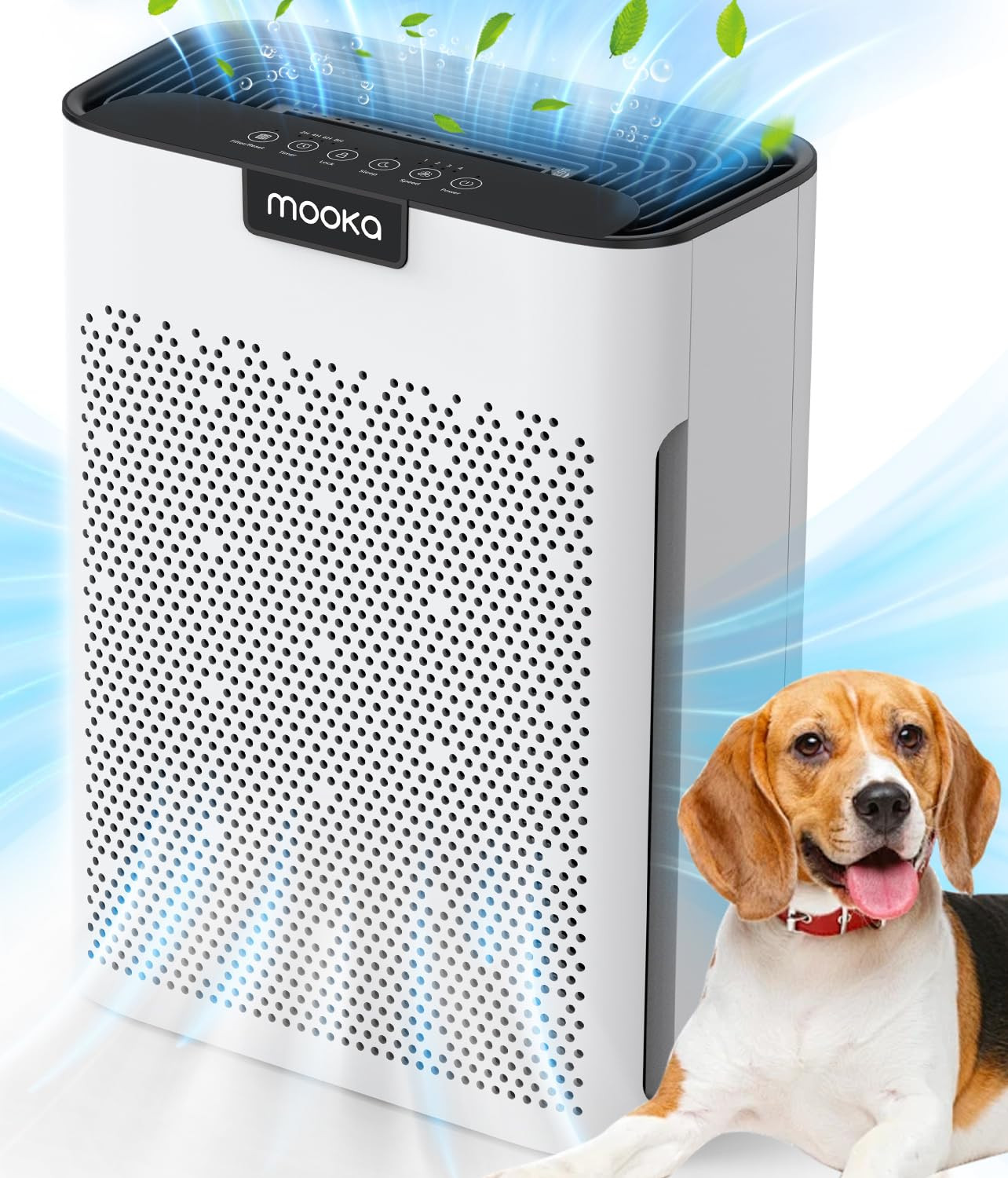 Air Purifiers for Home Large Room 2200 Ft² with Washable Filters, MOOKA HEPA Filter Pet Air Puri... | Amazon (US)