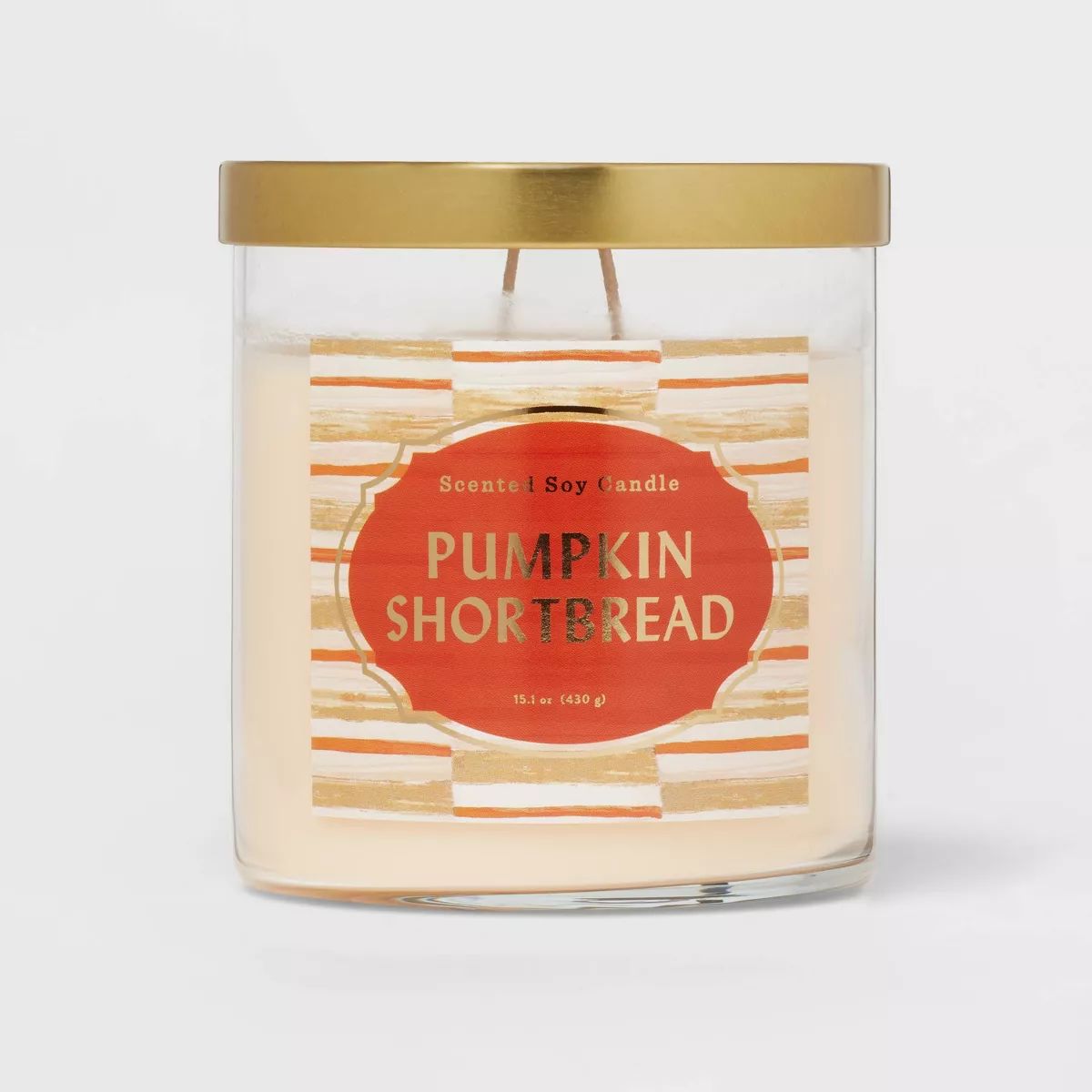 Lidded Glass Jar Pumpkin Shortbread Candle - Opalhouse™ | Target