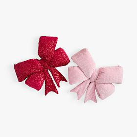 LoveShackFancy Sequin Bow Pillow | Pottery Barn Teen