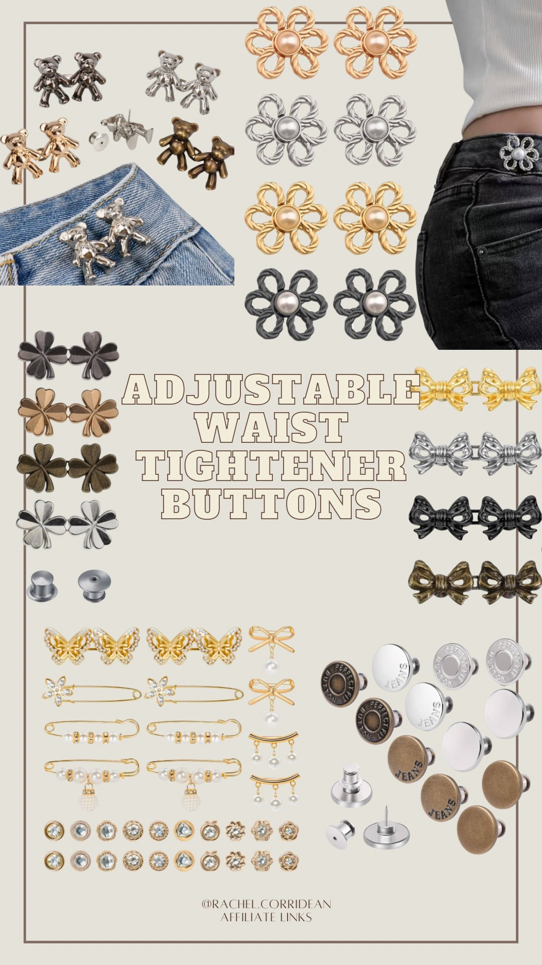 adjustable waist tightener buttons

#LTKFindsUnder50 #LTKStyleTip #LTKPetite