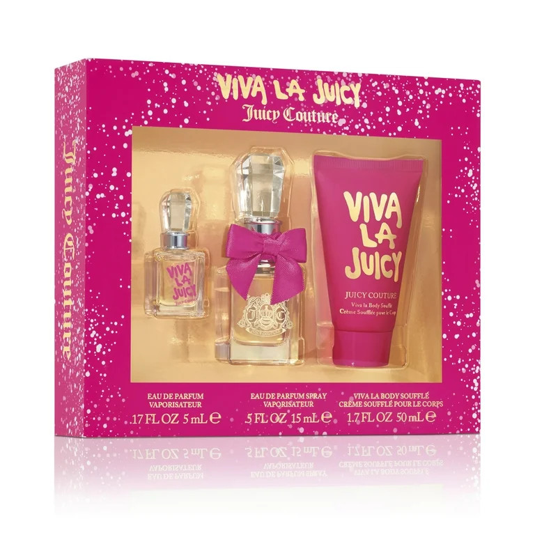 Juicy Couture Viva La Juicy 3pc Fragrance Gift Set, 0.5 fl. oz - Walmart.com | Walmart (US)