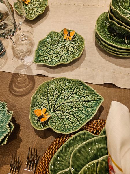 These plates add so much charm. Capturing the organic beauty of cabbage leaves, they make for elegant spring table decor. #interiordesign #home #interior #decor #design #homedesign #homesweethome #decoration  #interiors #homedecoration 

#LTKSeasonal #LTKMostLoved #LTKparties