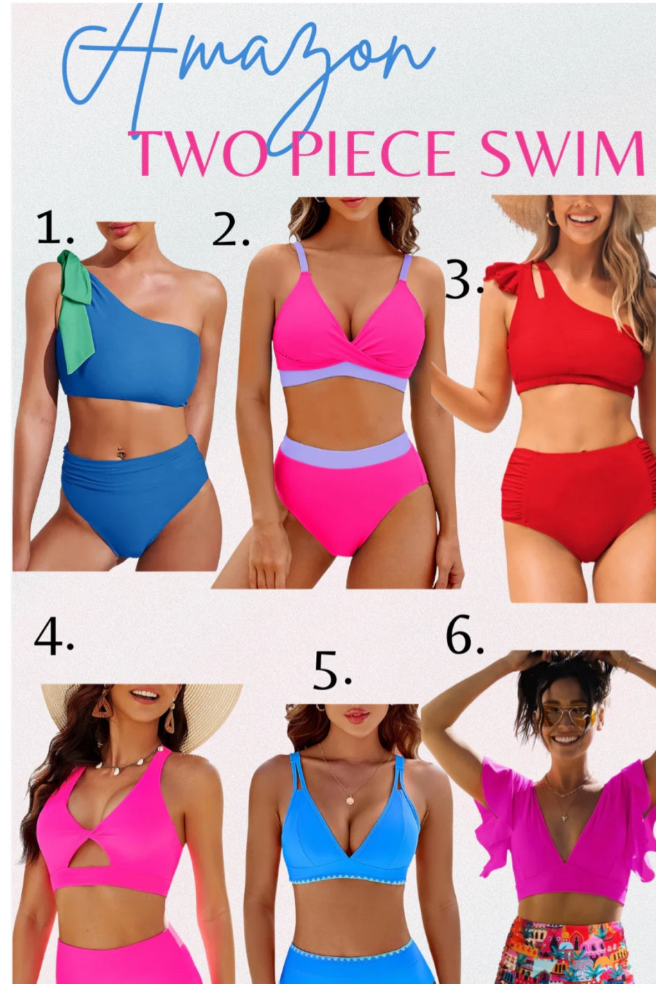 My favorite 2-piece swimwear from Amazon for 2024! 