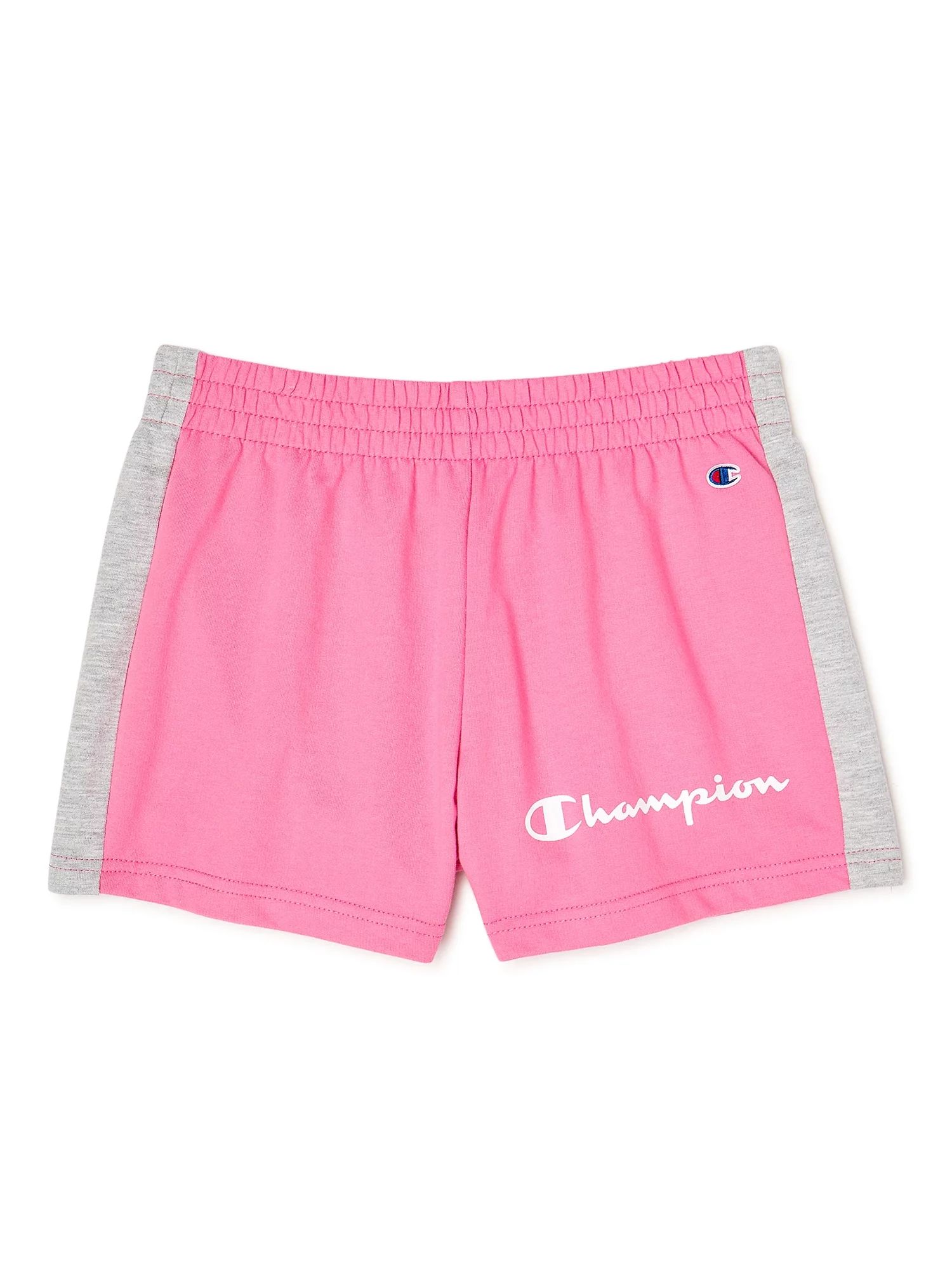 Champion Girls’ Side Taped French Terry Shorts, Sizes 7-16 | Walmart (US)