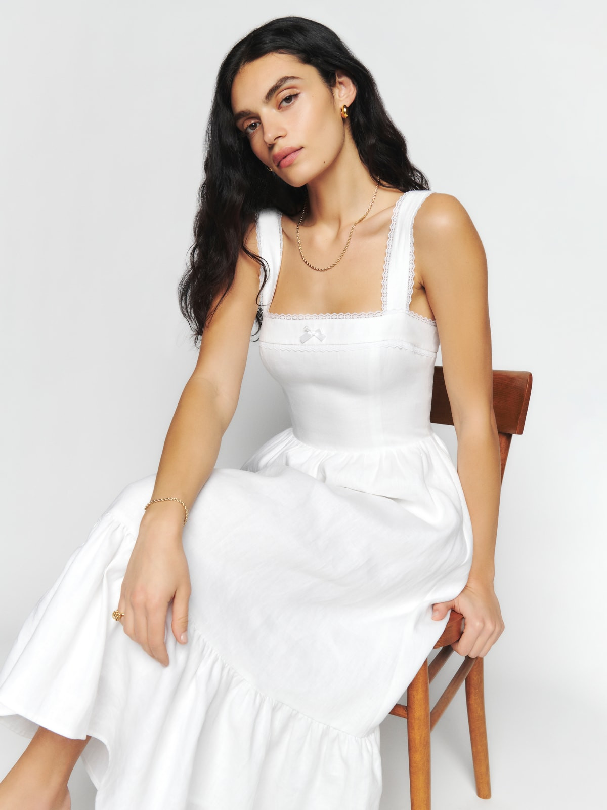 Rowen Linen Dress | Reformation (Global)