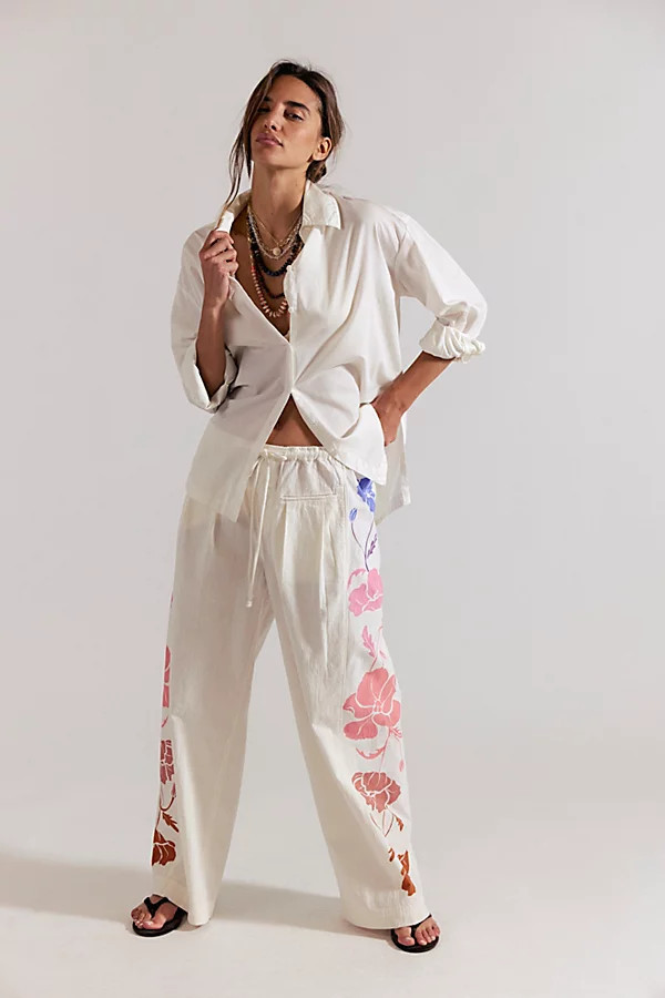 Hudson Canyon Side Printed Pants | Free People (Global - UK&FR Excluded)