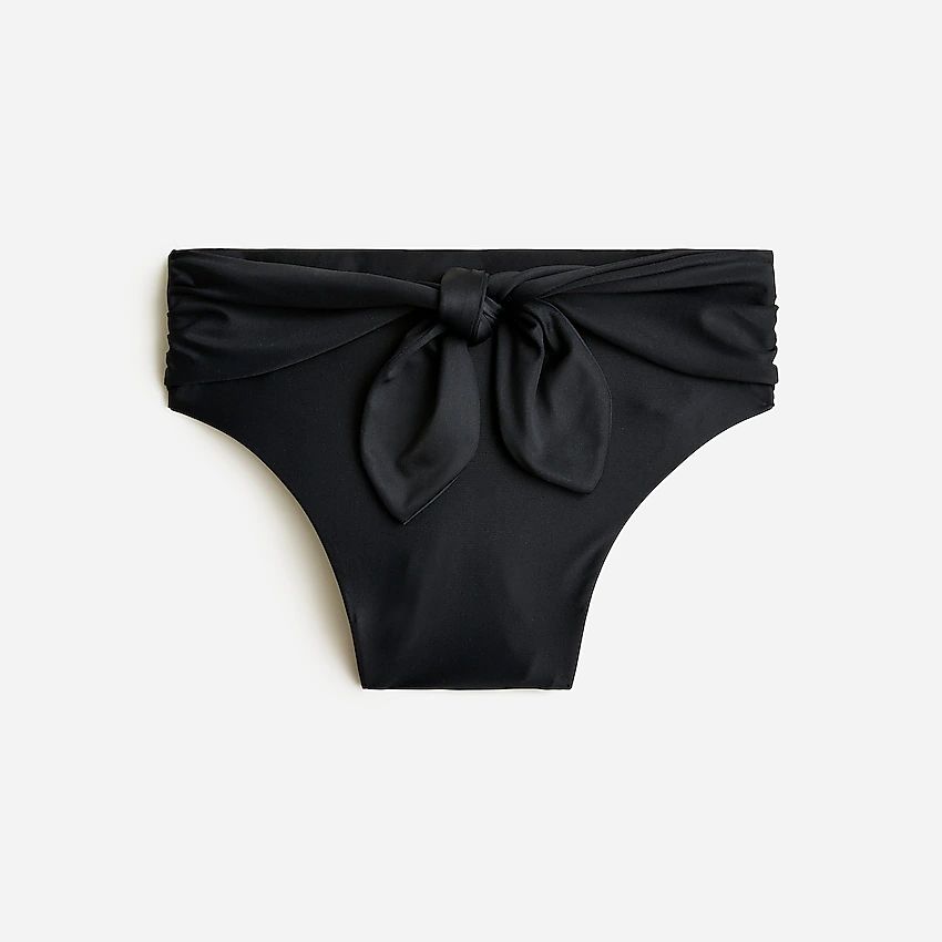 Tie high-rise bikini bottom | J.Crew US