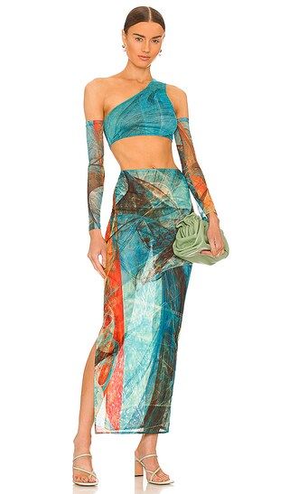 Aurelia Two Piece Set in Turquoise | Revolve Clothing (Global)