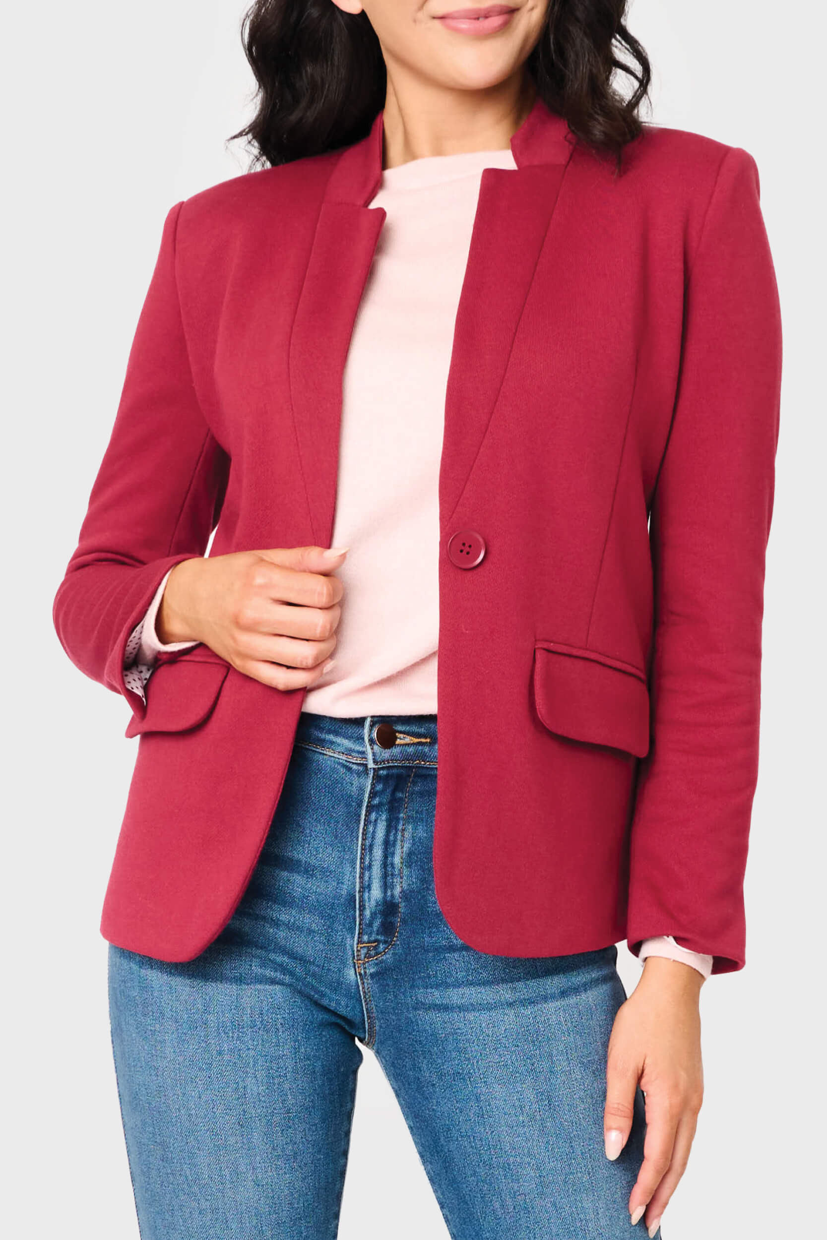 Notch Collar Blazer | Gibson