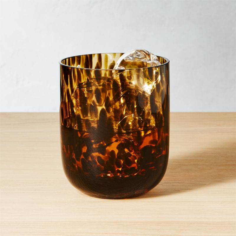 Franklin Brown Drinking Glass + Reviews | CB2 | CB2