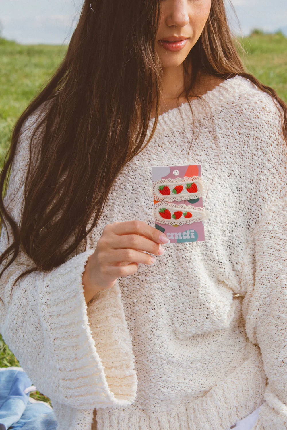 Strawberry Snap Clips 2-pack | Shop Andi