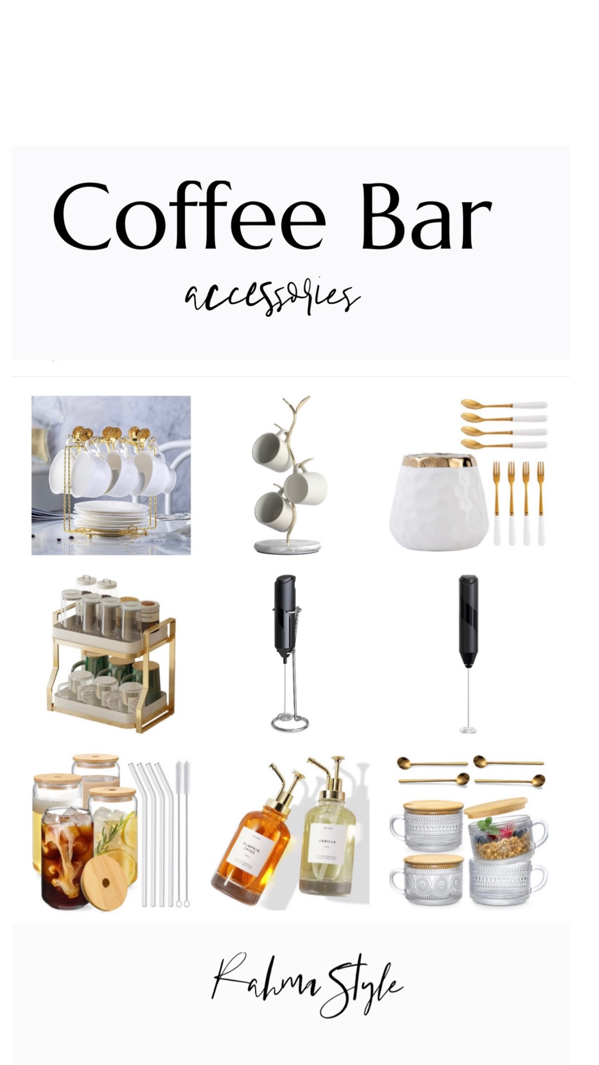 Coffee Bar Accessories, Coffee Station idea! Follow for more ideas/tips to create a beautiful home 

#LTKhome #LTKstyletip #LTKFind