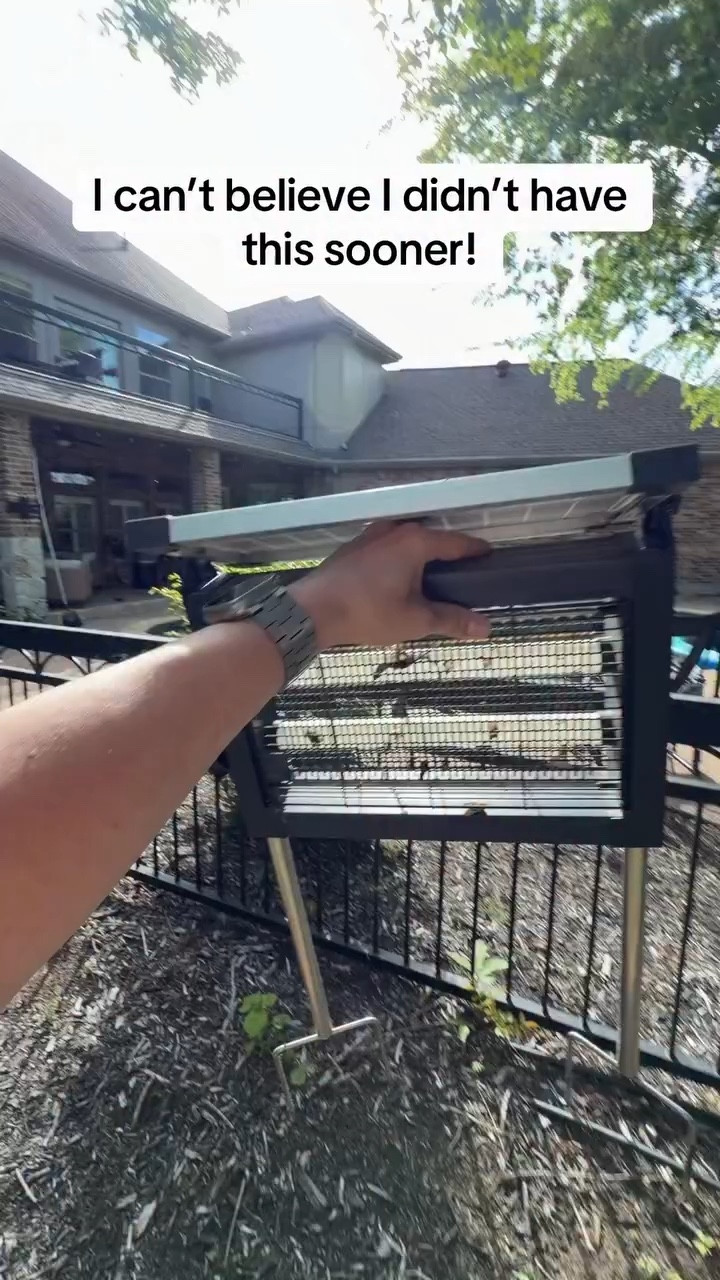 Absolutely crazy solar bug zapper you can get now! You have to see this to believe it! Perfect for the camping grounds! #kahladeals
