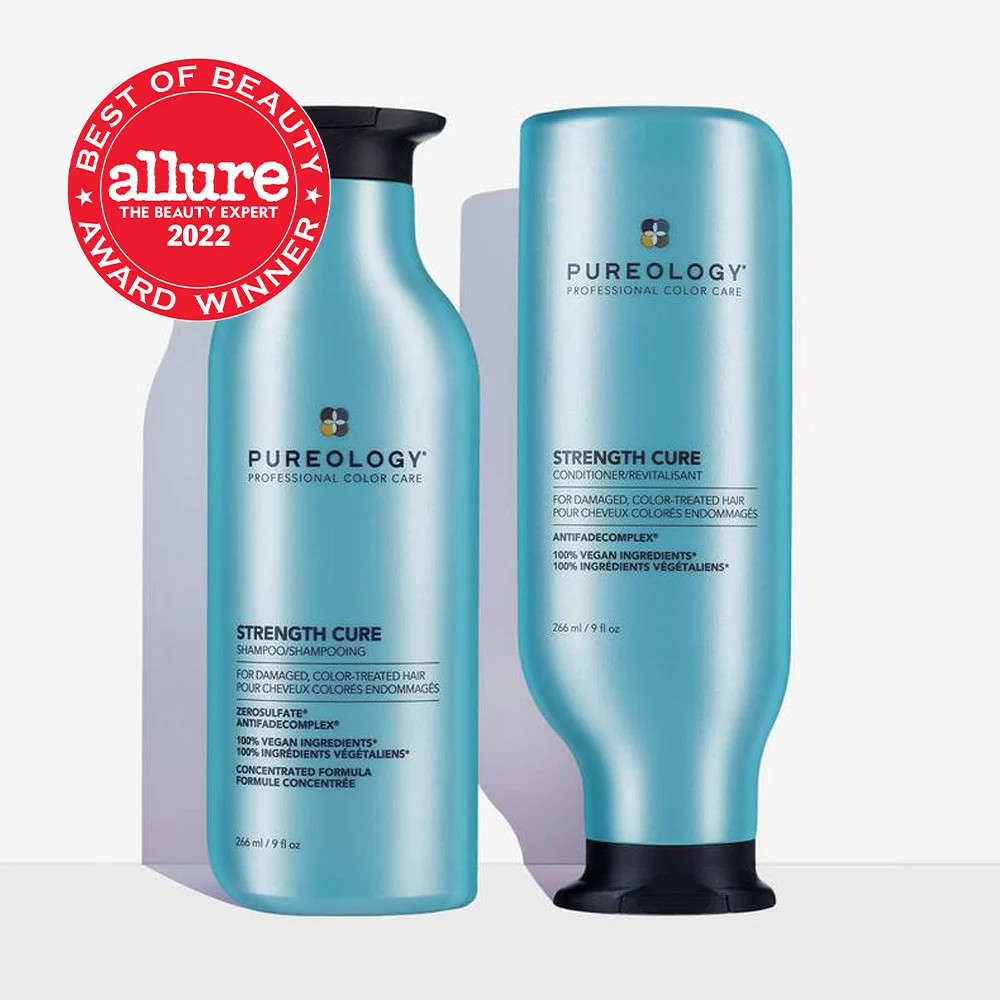 Strength Cure Shampoo & Conditioner Duo For Damaged Hair | Pureology | Pureology