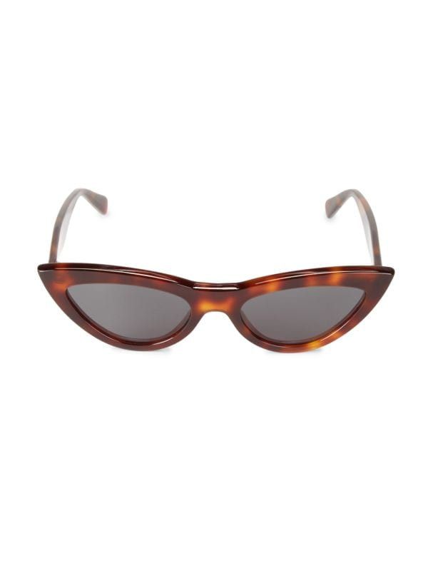56MM Narrow Reverse Cat Eye Sunglasses | Saks Fifth Avenue OFF 5TH
