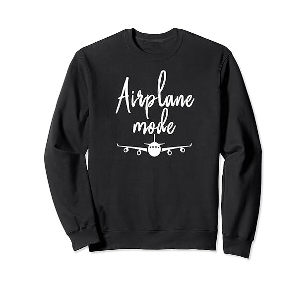 Airplane Mode Vacation Travel Sweatshirt | Amazon (US)