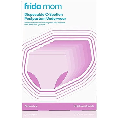 Frida Mom Disposable High Waist C-Section Postpartum Underwear by Frida Mom |Super Soft Stretchy Bre | Walmart (US)
