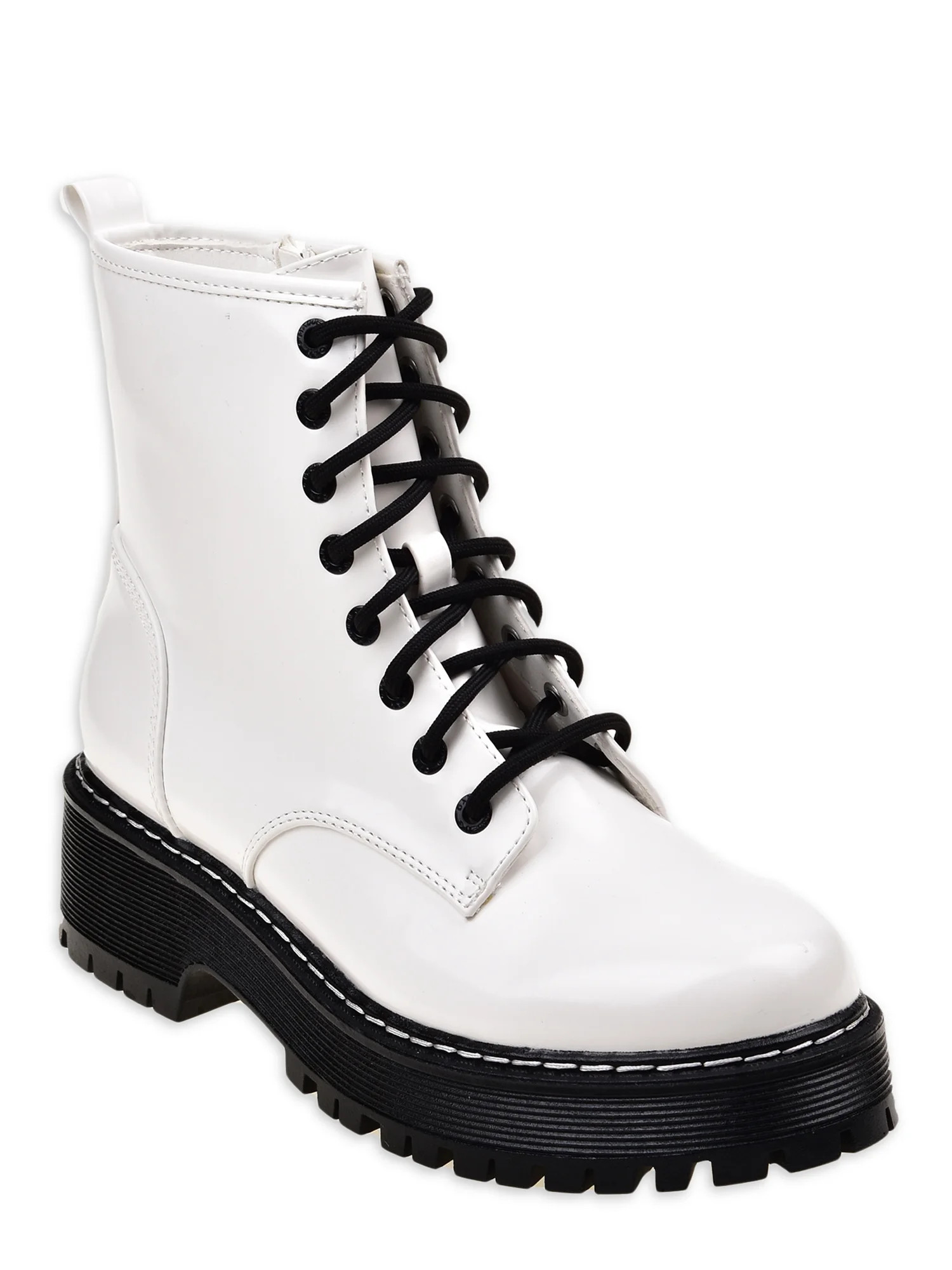 Madden NYC Womens Lug Combat Lace Up Boots | Walmart (US)