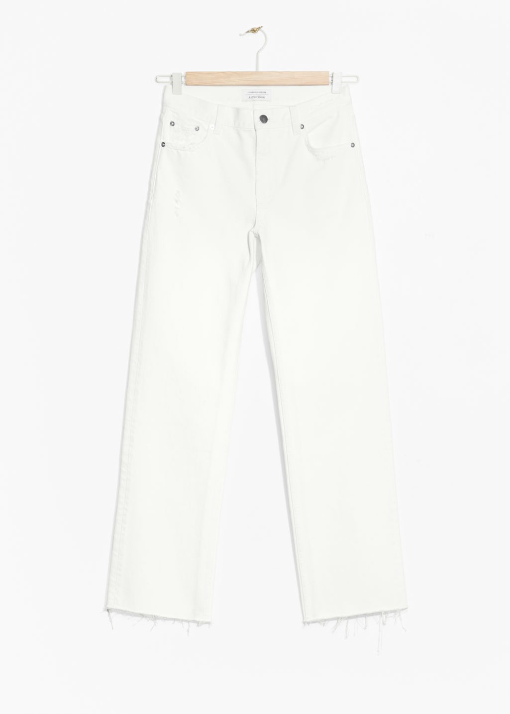 Raw Edge Denim Jeans - White | & Other Stories (EU + UK)