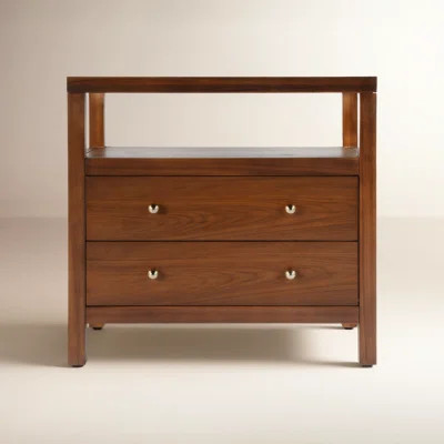 Celine 28" 2-Drawer Nightstand | Wayfair North America