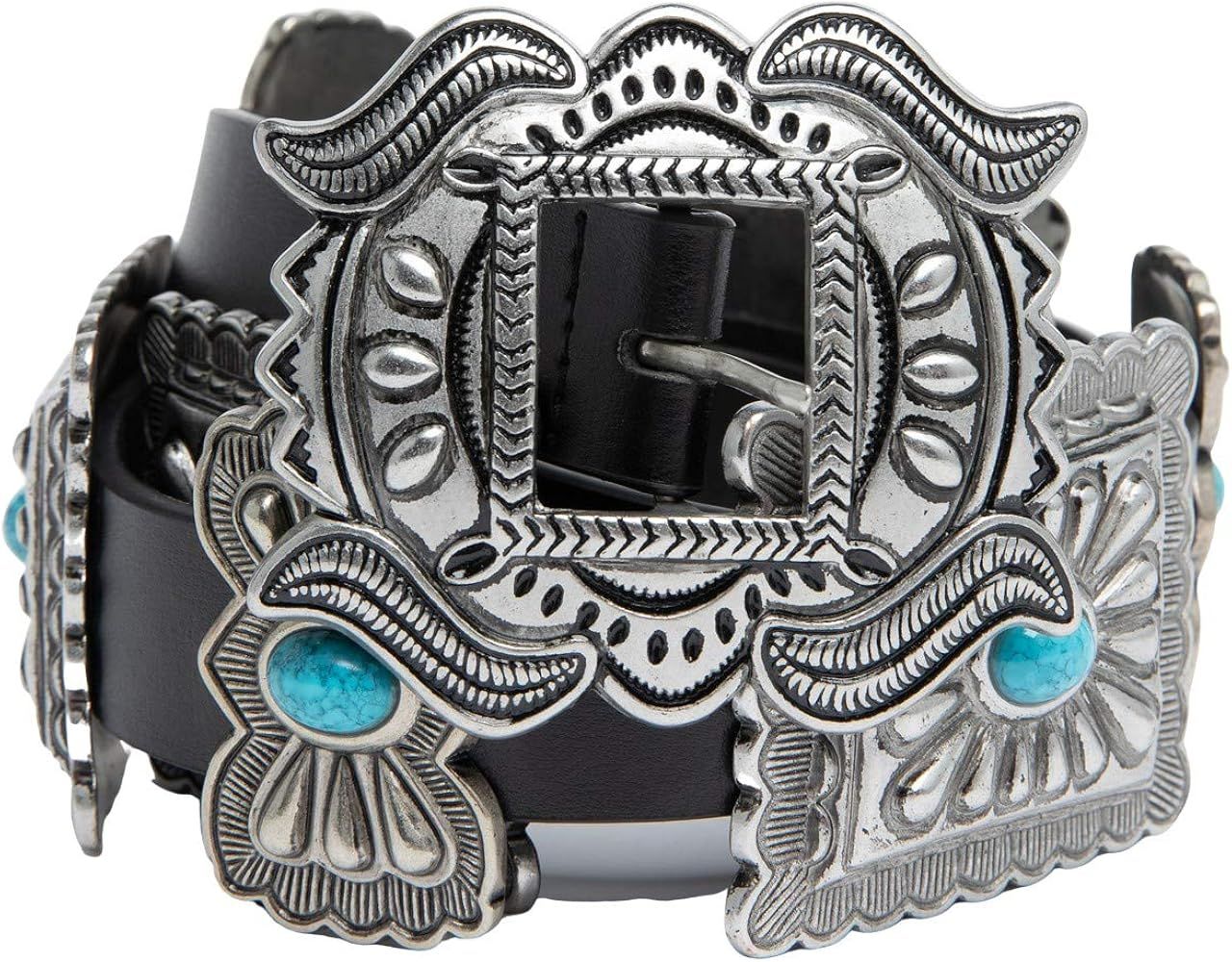 Shyanne Women's Concho Belt - 6067-Blk | Amazon (US)