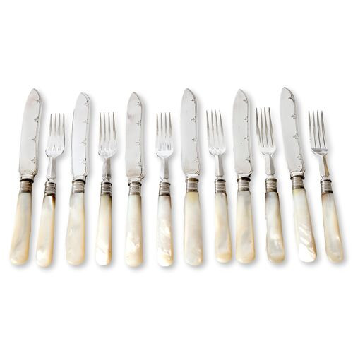 Mother of Pearl Cutlery, Service for 6 | One Kings Lane
