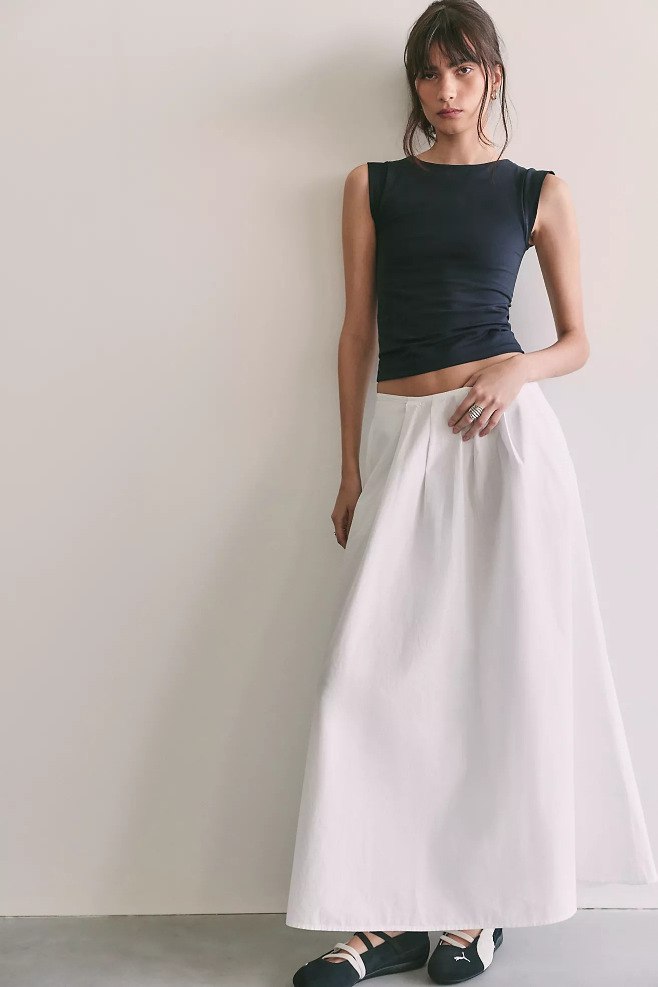 Citizens of Humanity Emi Poplin Skirt | Free People (Global - UK&FR Excluded)