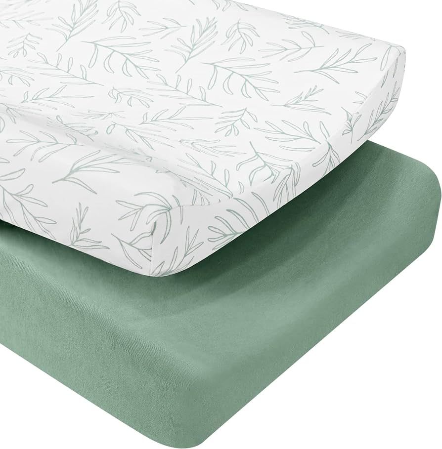 Babebay Changing Pad Cover, Ultra Soft Jersey Knit Cotton Diaper Change Table Pad Covers for Baby... | Amazon (US)