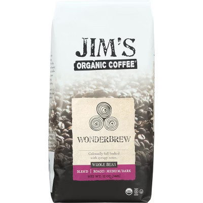 Jim's Organic Coffee Wonderbrew Coffee - Whole Bean | Target