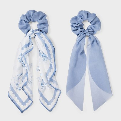 Printed Scarf Twister Set 2ct - Wild Fable™ Blue | Target