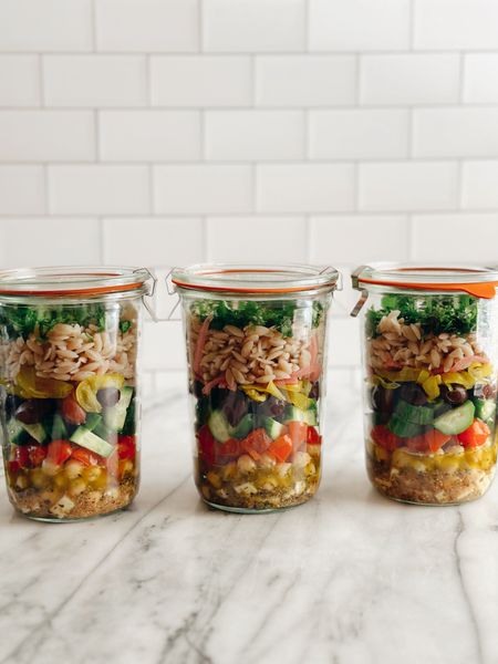 Grab and go salad jars for the work week

#LTKhome #LTKfindsunder50