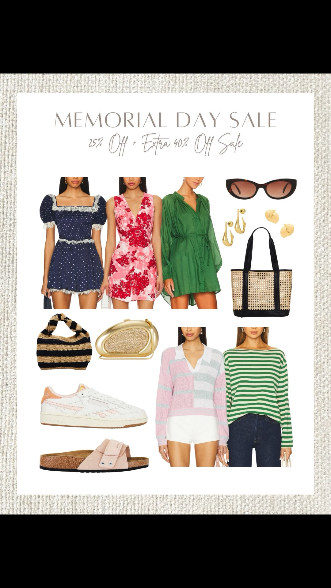 Revolve Memorial Day Sale is on! Up to 65% off chic dresses, cozy knits, cute bags, and comfy shoes—basically everything you need for summer.

revolve sale, revolve memorial day, revolve outfits, summer revolve looks, revolve dresses, revolve bags, revolve shoes, memorial day sale revolve, up to 65% off, summer outfit inspo, revolve fashion deals



#LTKStyleTip #LTKSaleAlert #LTKItBag