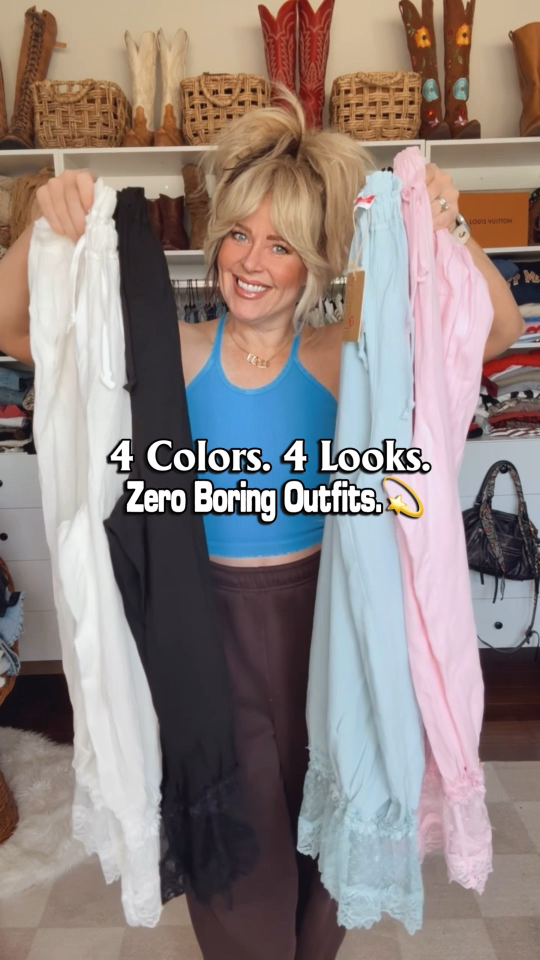 These pants are so good! I thought I’d style them 4 different ways with these 4 colors I have! I’m in a medium in these and you ca also fold them under one time if you’re a little short. 


#LTKOver40 #LTKgrwm #LTKootd