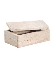 8x5 Travertine Box | TJ Maxx