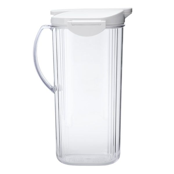2.1 qt. Flip-Spout Acrylic Styrene Pitcher | The Container Store