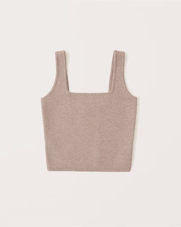 Women's LuxeLoft Squareneck Tank | Women's Tops | Abercrombie.com | Abercrombie & Fitch (US)