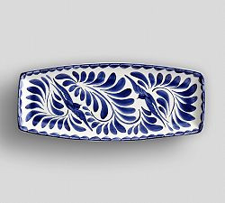 Puebla Porcelain Rectangular Platter | Pottery Barn (US)