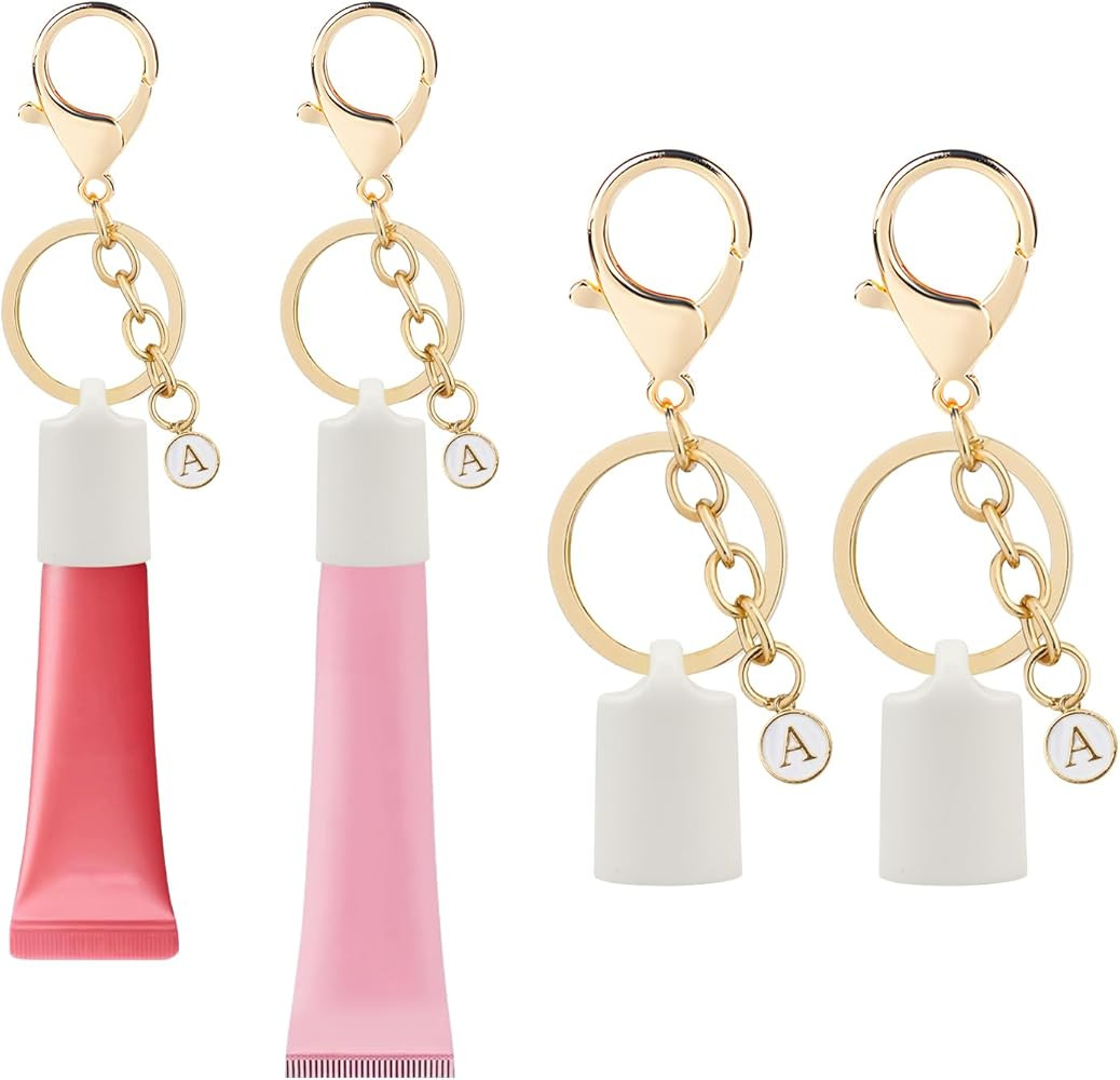 Initial Letter Keychain Cap for Summer Fridays Lip Balm, Lip Balm Replacement Cover, Gift for Wom... | Amazon (US)