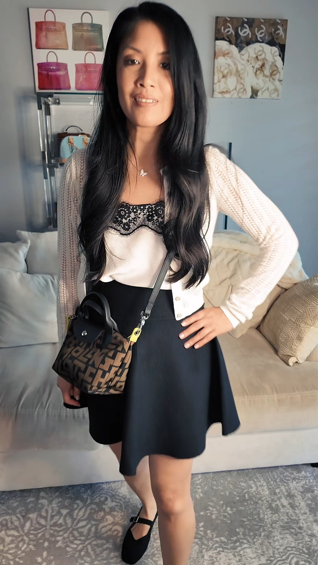 ✨ Chic Layers, Effortless Sophistication ✨

Elegant yet relaxed — the Satin Camisole with Lace Trim and White Pointelle Cardigan create the perfect balance of softness and texture. Paired with a Black Skirt for a timeless contrast and finished with the Le Pliage Bag for that classic Parisian touch. 🖤

👜👗 Shop the complete outfit now on my LTK! 

 #LTKSeasonal #LTKStyleTip #LTKWorkwear