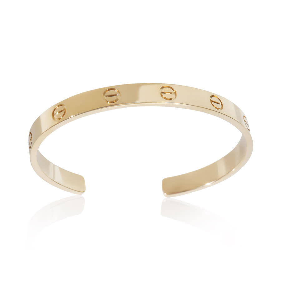 Pre-Owned Cartier Yellow Gold Love Cuff Bracelet | Jomashop.com & JomaDeals.com