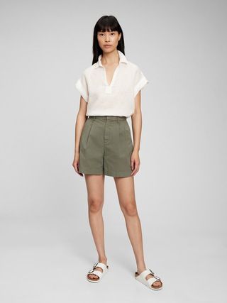 Linen Popover Shirt | Gap (US)