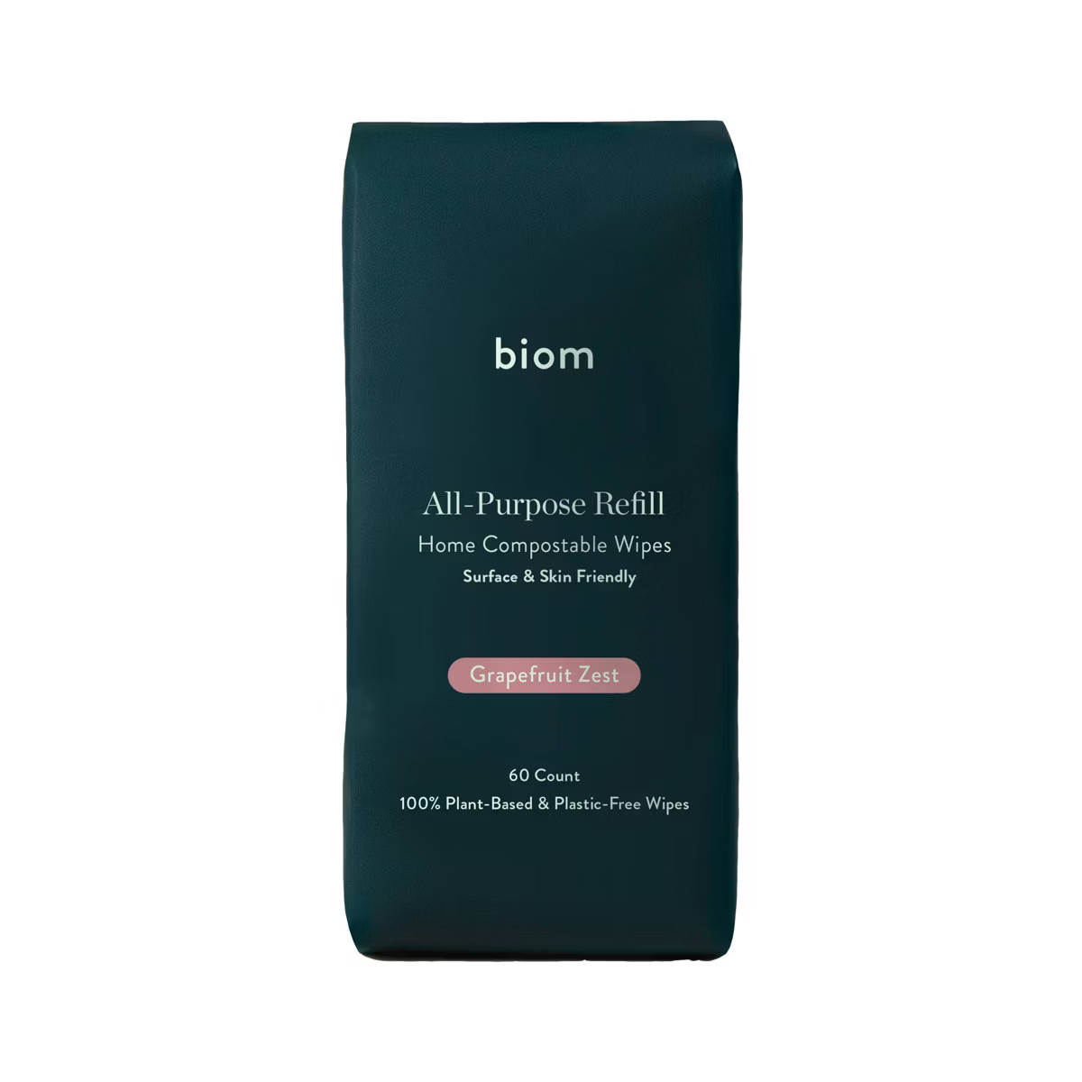 Biom Grapefruit Zest All Purpose Cleaning Wipes Refill - 60ct | Target
