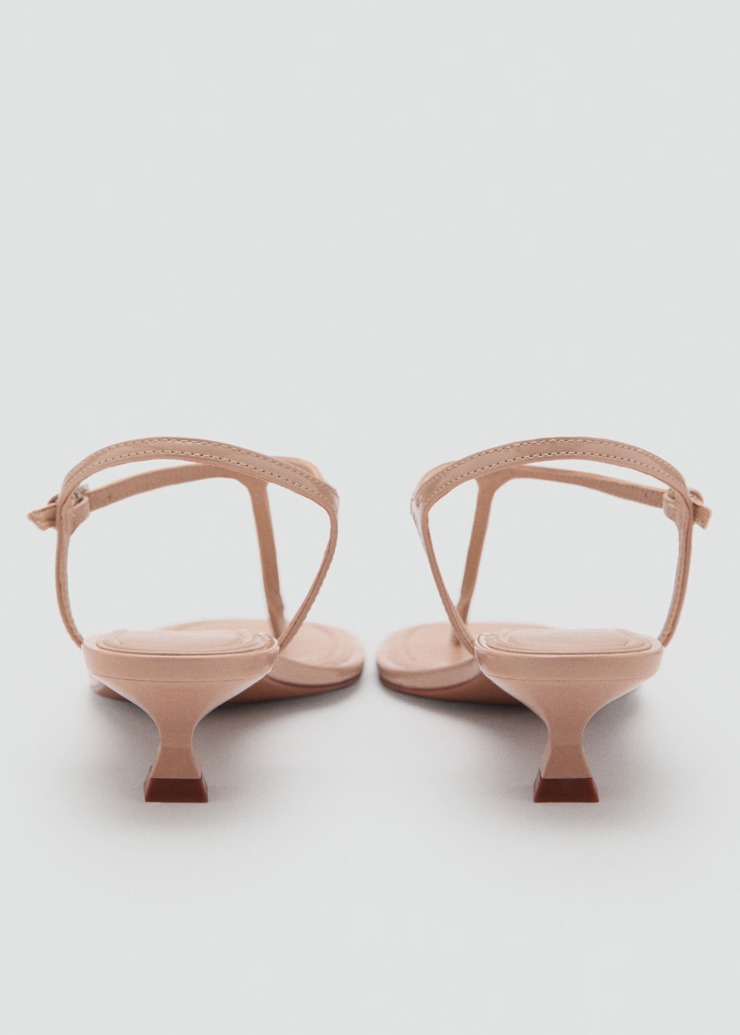 Kitten-heel sandals with strap - Women | MANGO USA | Mango (US/MX/AU)