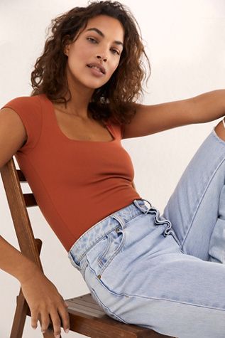 Fair and Square Neck Duo Bodysuit | Free People (Global - UK&FR Excluded)