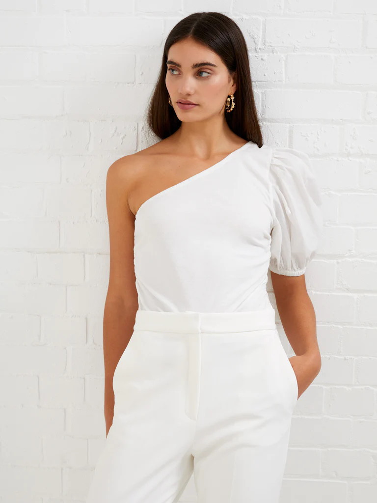 Rosanna One Shoulder Puff Sleeve Top | French Connection (US)