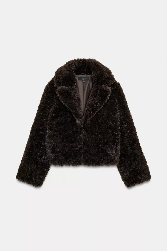 FAUX SHEARLING JACKET | Zara UK