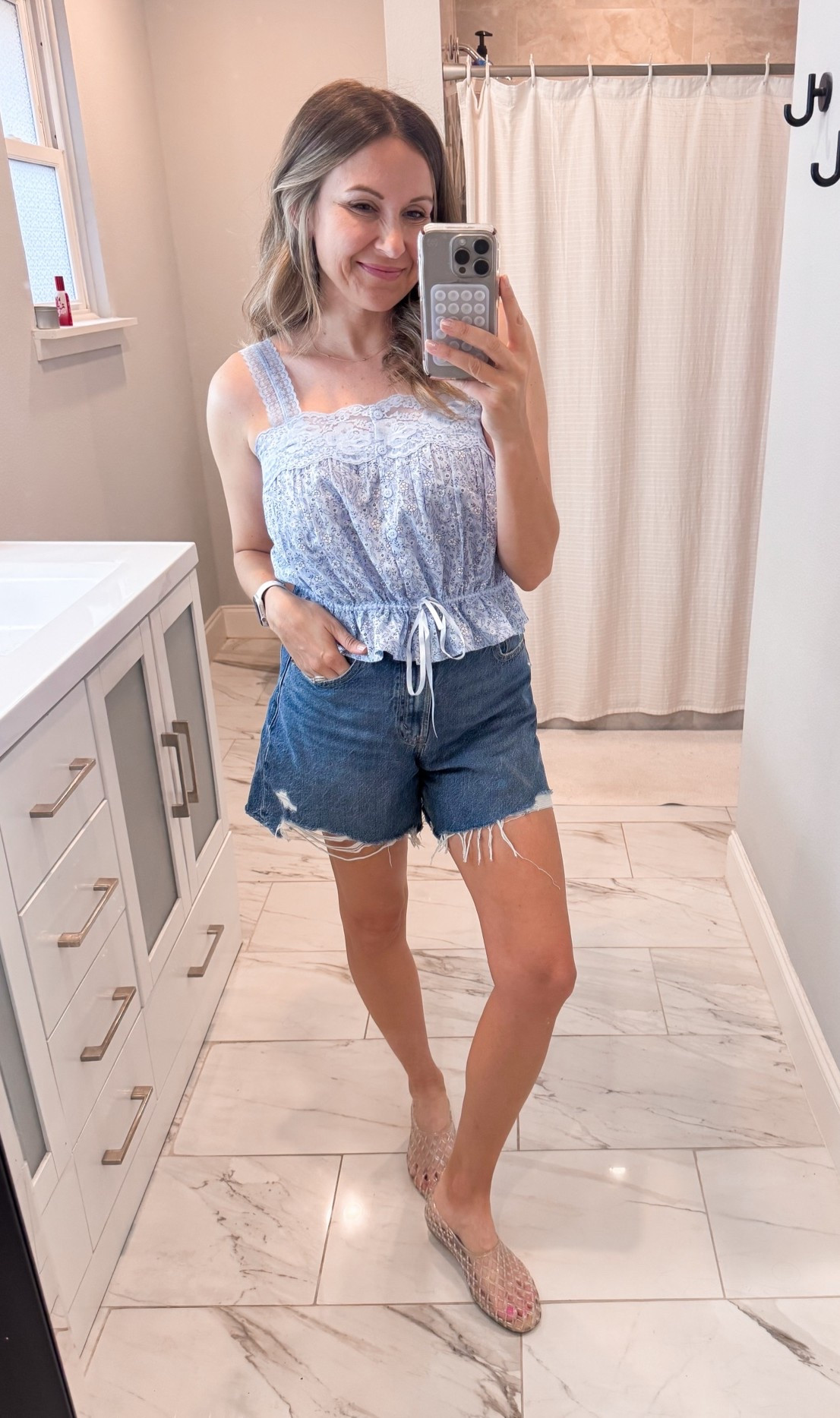 Top - small
Jeans - 26

#LTKdayinmylife #LTKootd #LTKgrwm
